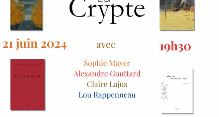 La Crypte au café-librairie L’Ours et la Vieille Grille (Paris 5e)